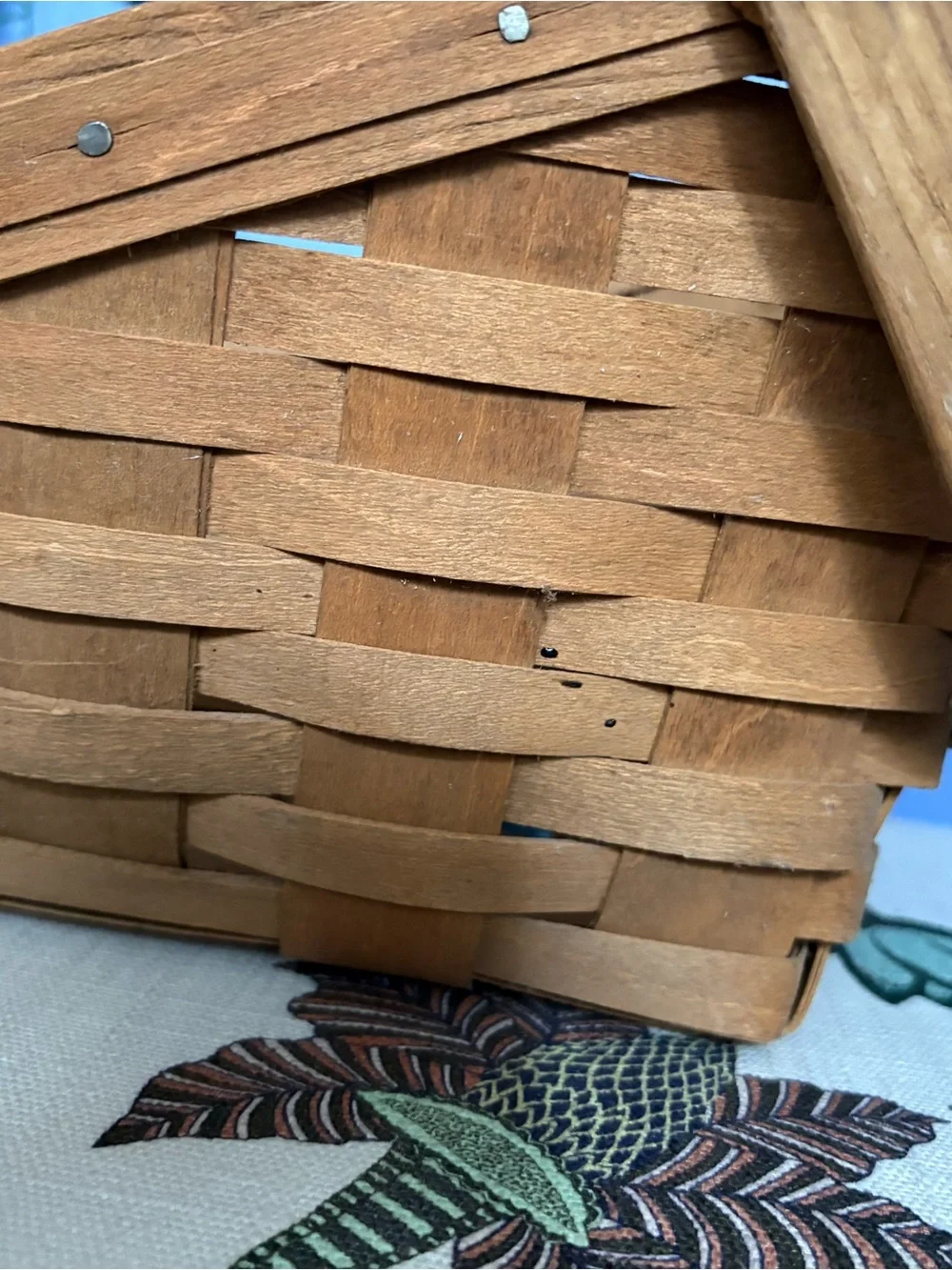 Longaberger vegetable basket FAIR CONDITION
